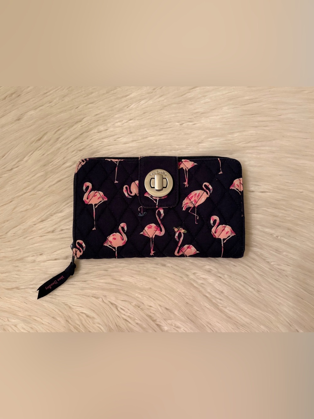 Vera Bradley Flamingo Wallet - Picture 3 of 7